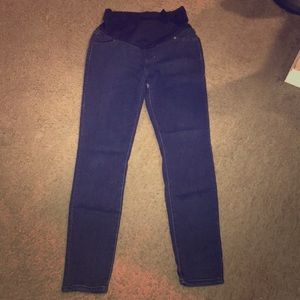 Liverpool maternity denim leggings